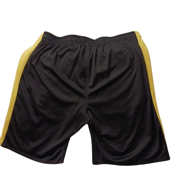 SKLZ Athletic Long Shorts Men's Size Large BLACK & YELLOW Pockets Basketball - Picture 8 of 8